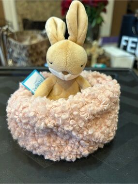 Jellycat Hibernating Bunny NWT Fast Shipping. HTF Authentic